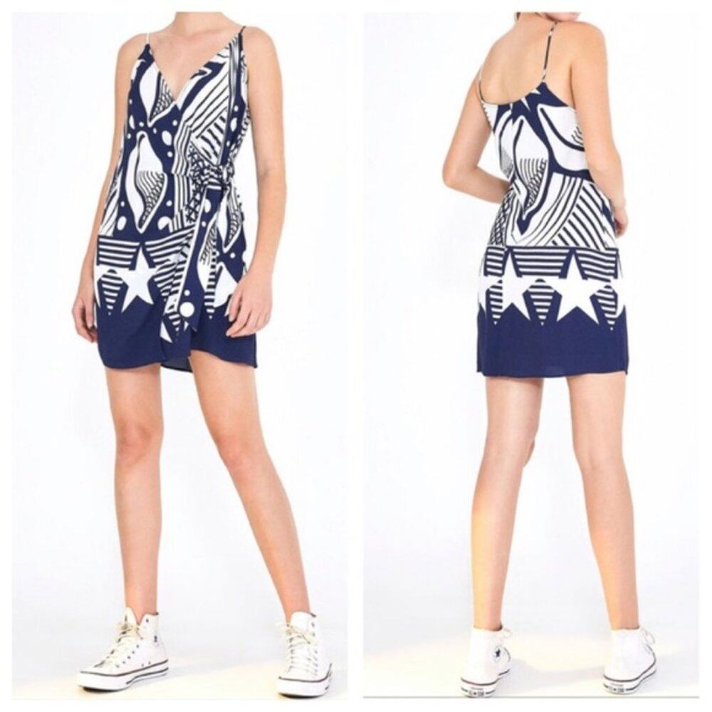 Farm Rio Wrap Tie Dress